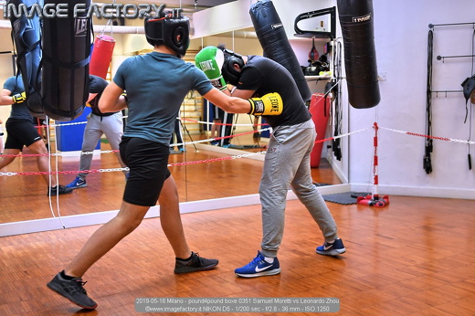 2019-05-16 Milano - pound4pound boxe 0351 Samuel Moretti vs Leonardo Zhou